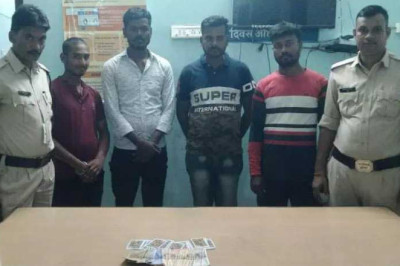 4 जुआरियों को भखारा पुलिस ने दबोचा...