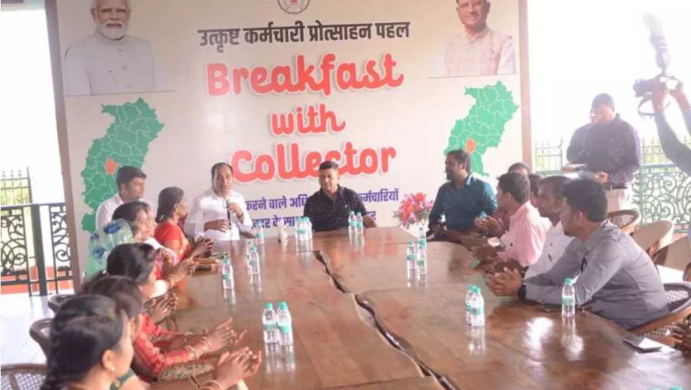 कलेक्टर विथ ब्रेकफास्ट: मुख्य सचिव अमिताभ जैन ने मैदानी स्तर के कर्मचारियों को किया प्रोत्साहित...