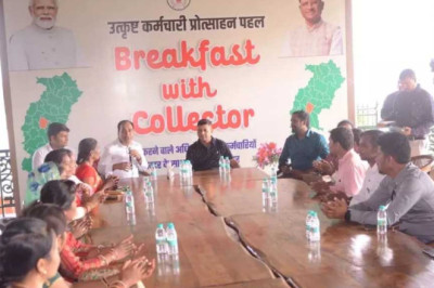 कलेक्टर विथ ब्रेकफास्ट: मुख्य सचिव अमिताभ जैन ने मैदानी स्तर के कर्मचारियों को किया प्रोत्साहित...