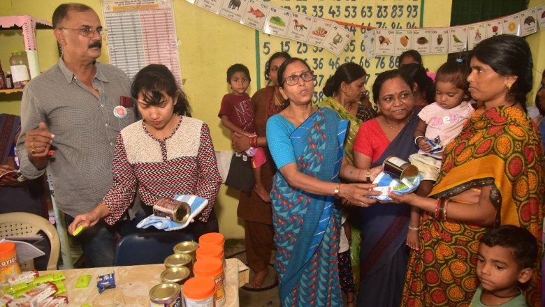 बच्चों को सुपोषित बनाने पहल, बांटे प्रोटीन पाउडर और स्वच्छता किट...