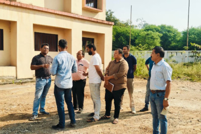 आयुक्त गुप्ता ने किया एजुकेशन हब निर्माण कार्य का निरीक्षण  क्लास रूम तथा हास्टल के कार्य जल्द पूर्ण करने के दिये निर्देश