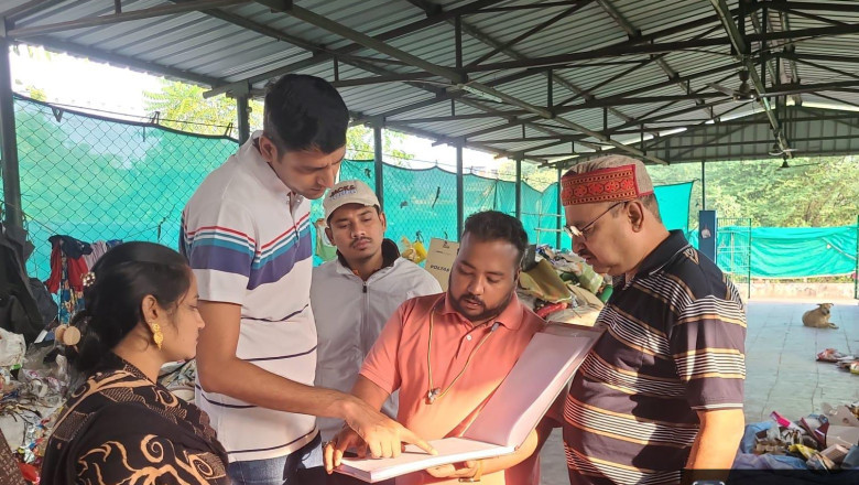 आयुक्त ने किया एसएलआरएम सेंटर का निरीक्षण कर कचरों के निष्पादन प्रक्रिया में तेजी लाने दिए निर्देश: