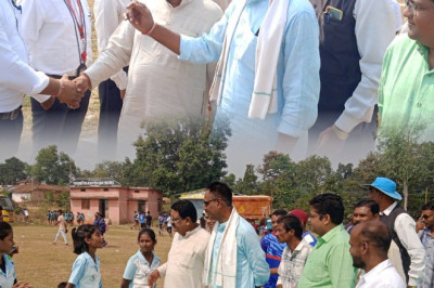 छतीसगढ़ राज्य स्तरीय जूनियर बालक बालिका खो खो प्रतियोगिता मे पहुँचे खुज्जी विधायक ने खिलाड़ियों का किया उत्साहवर्धन...