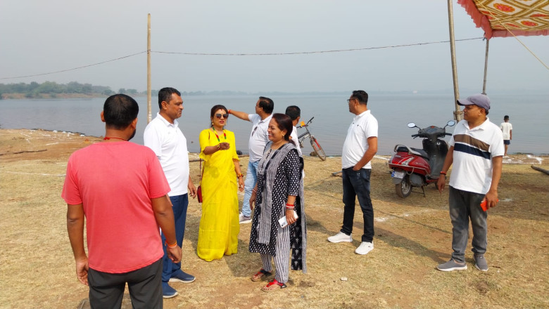 परिषद के सद्स्यों के साथ महापौर ने की तालाबों का निरीक्षण...