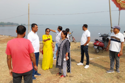 परिषद के सद्स्यों के साथ महापौर ने की तालाबों का निरीक्षण...