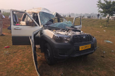 बड़ा सड़क हादसा : तेज रफ्तार स्कॉर्पियो पलटी, उप निरीक्षक की मौके पर ही मौत, 4 की हालत गंभीर...