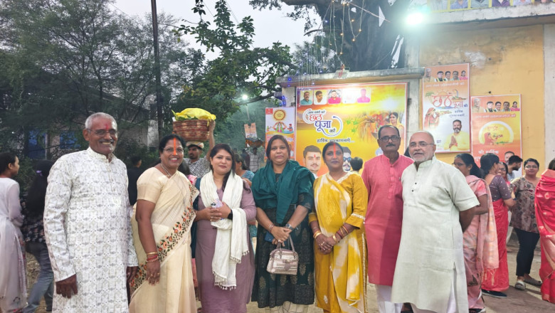 महापौर पहुॅची मोती तालाब, छठ पर्व की दी बधाई