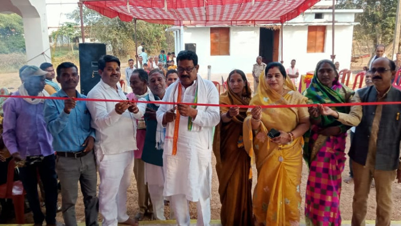 सीताकसा मे खुज्जी विधायक ने सांस्कृतिक कला मंच का किया लोकार्पण...