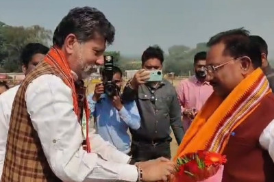 बस्तर आदिवासी विकास प्राधिकरण की बैठक में शामिल होने चित्रकोट पहुंचे सीएम साय...