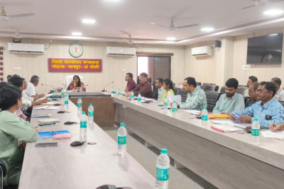 कलेक्टर तुलिका प्रजापति ने विकास कार्यों की प्रगति की समीक्षा की...