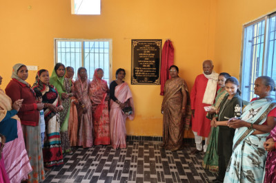 शांतिनगर में निर्मित सामुदायिक भवन का महापौर ने किया लोकार्पण...