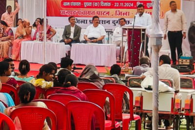 जल जीवन मिशन के आवेदनों का शिविर में हुआ निराकरण...