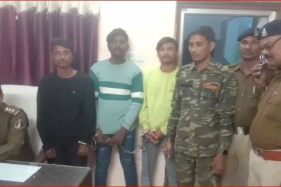 सहायक आरक्षक से लूटपाट कर चाकू मारने वाले तीन आरोपियों को पुलिस ने किया गिरफ्तार...
