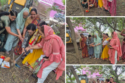सहदेव नगर में बहुप्रतीक्षित गार्डन का निर्माण प्रारंभ...