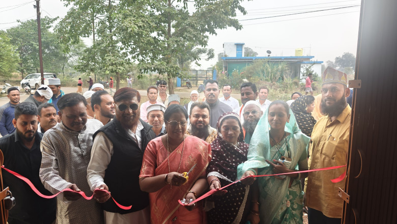 गायत्री स्कूल के पास महिला मण्डल सामुदायिक भवन एवं लखोली में सामुदायिक भवन व मंच  का हुआ निर्माण, महापौर हेमा देशमुख ने किया लोकार्पण