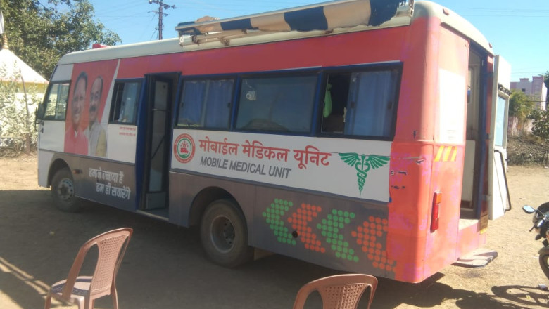 मोबाइल मेडिकल यूनिट के माध्यम से जनरल O.P.D का संचालन रोगियों का मुफ्त में उपचार व दवाईयों का वितरण...