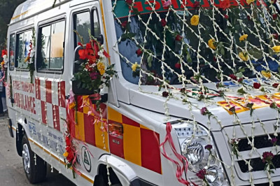 सेल-एनटीपीसी ने यूथ हॉस्टल को दी  एंबुलेंस, छत्तीसगढ़ इकाई ने जताया आभार