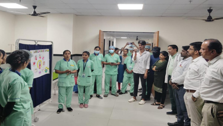 विश्व कैंसर दिवस पर एनकेडी अस्पताल ने छात्रों को किया जागरूक