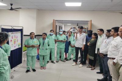 विश्व कैंसर दिवस पर एनकेडी अस्पताल ने छात्रों को किया जागरूक