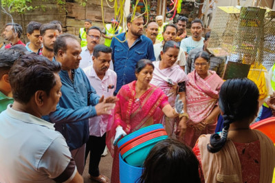 महापौर ने इंदिरा  मार्केट क्षेत्र में तीन घंटे घूमकर देखी सफाई सहित अन्य व्यवस्था,लोगो से रूबरू होकर जाना उनकी समस्या...