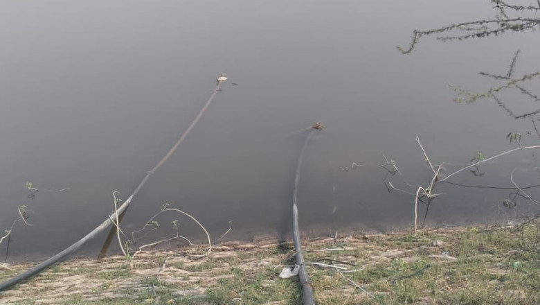 जलाशय और शिवनाथ नदी से अवैध जल दोहन पर कार्रवाई, कई पंप जब्त...