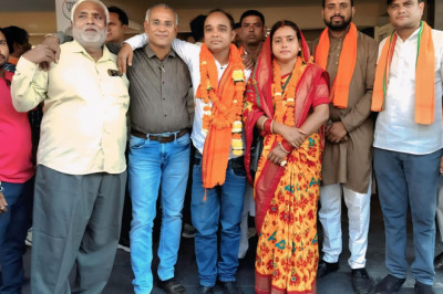 जनपद अध्यक्ष बनने पर भाभी कुलेश्वरी देवांगन  को बहुत-बहुत बधाई एवं ढेर सारी शुभकामनाएं*