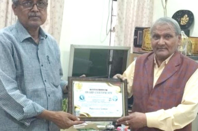 डॉ. द्विवेदी को अंतर्राष्ट्रीय पर्यावरण सम्मान