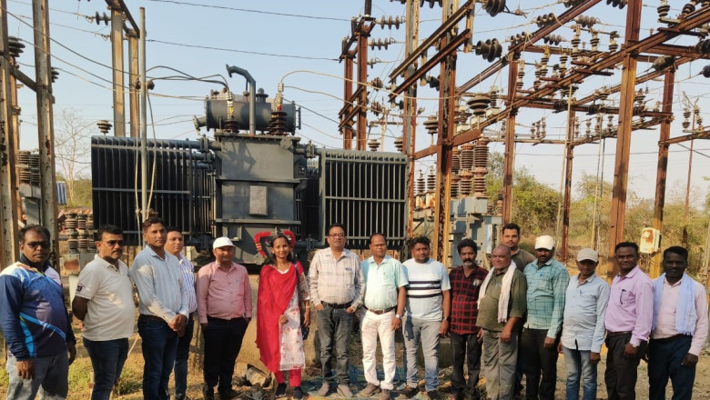 गैंदाटोला उपकेन्द्र में नया 3.15 एम.व्ही.ए. का पॉवर ट्रांसफार्मर किया गया ऊर्जीकृत...