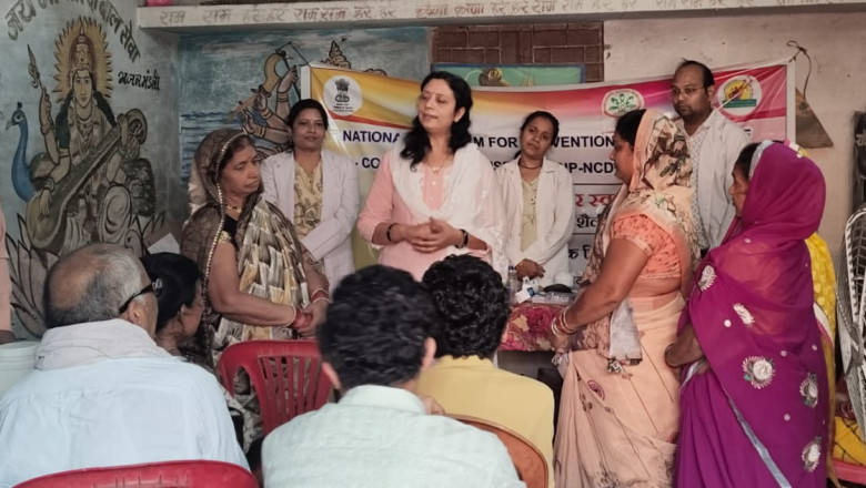 आयुष विभाग द्वारा नि:शुल्क आयुर्वेद चिकित्सा एवं जीवन शैली चिकित्सा शिविर का आयोजन...