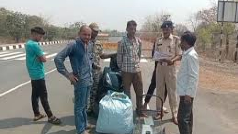 3 लाख का गांजा जब्त : स्कूटी से कर रहे थे गांजे की तस्करी, पुलिस ने दो आरोपियों को पकड़ा...