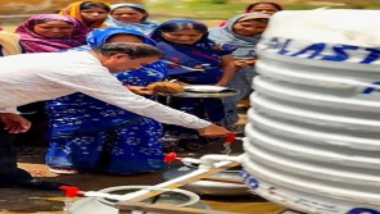 मोतीपुर रामनगर में लगा सिन्टेक्स टंकी, महापौर की उपस्थिति में पानी सप्लाई शुरू...