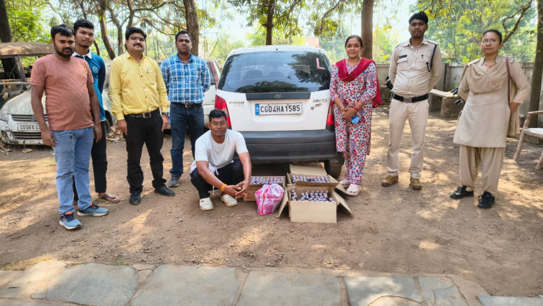 आबकारी विभाग ने जप्त की मध्यप्रदेश निर्मित मदिरा, 01 आरोपी गिरफ्तार एवं वाहन जप्त....