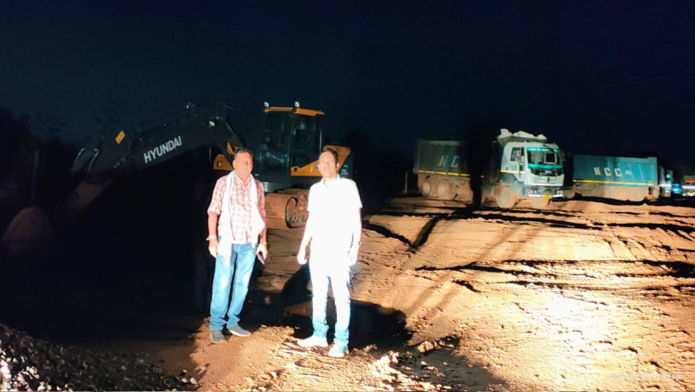 अवैध रेत खनन और परिवहन पर एक्शन, चैन माउंटेन मशीन सहित 2 हाइवा जब्त