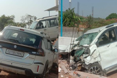 CG Accident : तेज रफ्तार कार ने बाइक को मारी टक्कर, एक ही परिवार के 3 लोगों की मौत, तीन महीने का मासूम भी था ...