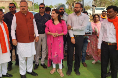 विधानसभा अध्यक्ष ने जिले में जल संरक्षण के लिए किए जा रहे कार्यों की सराहना की...
