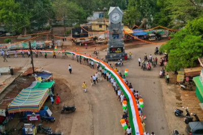 देशभक्तिपूर्ण वातावरण से सराबोर रहा जिले के विभिन्न स्थानों में आयोजित तिरंगा यात्रा