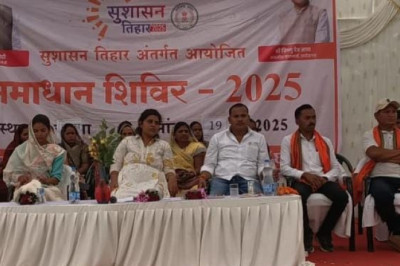 समाधान शिविर जनता और शासन के बीच में सेतु का कार्य करते हैंः विधायक प्रेमचन्द पटेल...