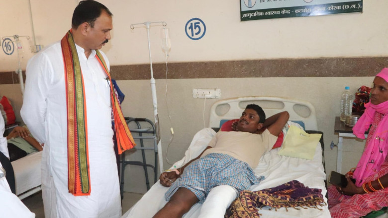 स्वास्थ्य मंत्री श्याम बिहारी जायसवाल एक दिवसीय प्रवास पर पहुंचे कोरबा...