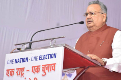 विधानसभा अध्यक्ष डॉ. रमन सिंह वन नेशन वन इलेक्शन संगोष्ठी कार्यक्रम में हुए शामिल