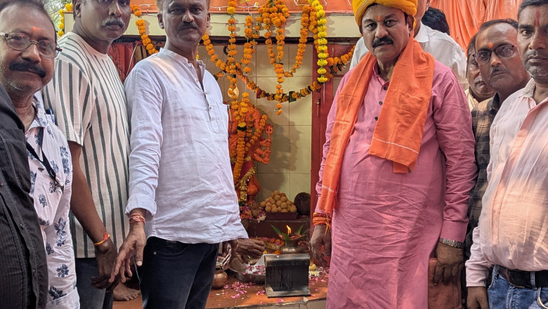 पंचमुखी हनुमान मंदिर प्राण प्रतिष्ठा एवं आरती का कार्यक्रम रेल एवं स्ट्रक्चर मिल  बिल्डिंग न 6  A भिलाई स्टील प्लांट में किया गया जिसमें मुख्य अतिथि मान विजय बघेल सांसद दुर्ग....