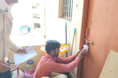 मोर मकान मोर चिन्हारी के तहत रेवाडीह में निर्मित आवासों से अवैध कब्जा हटाया गया...