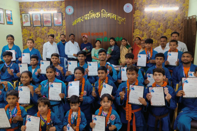 तृतीय कुडो नेशनल चैंपियनशिप में दुर्ग जिले के खिलाड़ियों ने जीते 10 गोल्ड,महापौर ने शुभकामनाएं देते हुए उज्जवल भविष्य की कामना