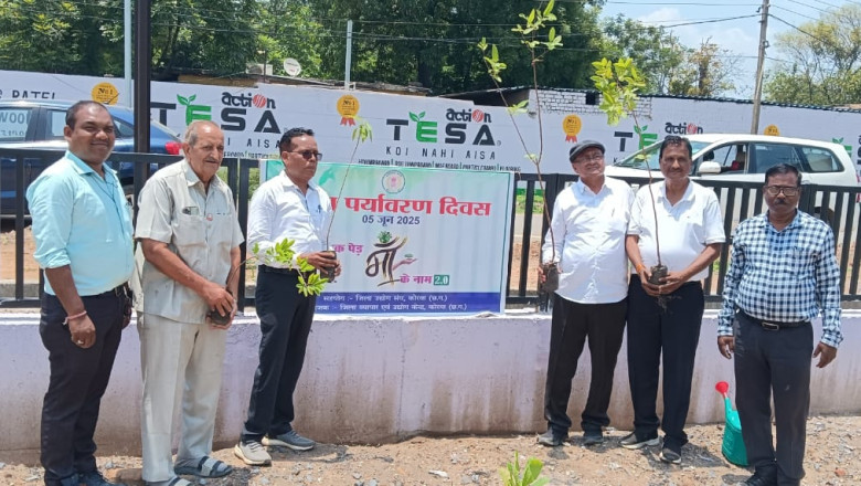 विश्व पर्यावरण दिवस के अवसर पर पौधरोपण कार्यक्रम का हुआ आयोजन...