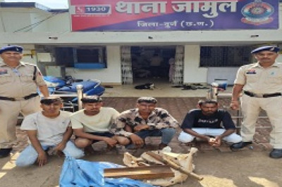 चोरी के मामले में 04 आरोपी गिरफ्तार फाईन इंजीनियर्स कंपनी भिलाई में चोरी का मामला