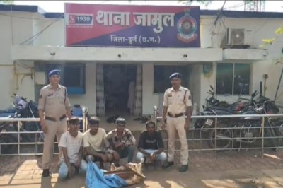 चोरी के मामले में 04 आरोपी गिरफ्तार...