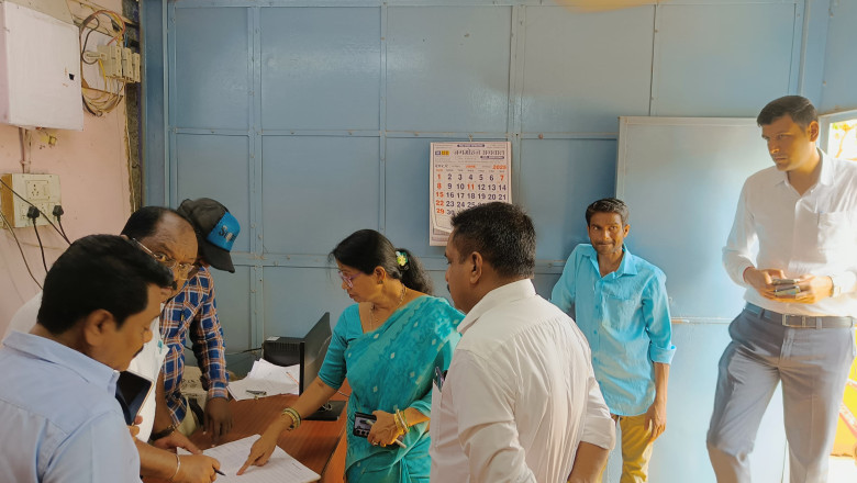 मेयर,कमिश्नर के अचानक दबिश. जिसके बाद कार्यालाय में मच गया हड़कंप...