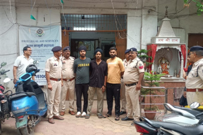 थाना खुर्सीपार पुलिस द्वारा प्रार्थी को अपहरण कर, ले जाकर, मारपीट करने वाले आरोपियों को गिरफ्तार किया गया I