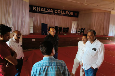 प्रभारी महापौर नरेंद्र बंजारे ने अन्तर्राष्ट्रीय योग कार्यक्रम स्थल का निरीक्षण किया...