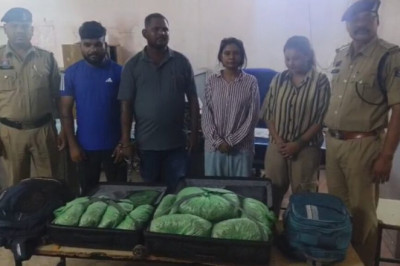 रायपुर में गांजा तस्करी का भंडाफोड़: दो युवतियों समेत चार आरोपी गिरफ्तार, 23 किलो से ज्यादा गांजा बरामद