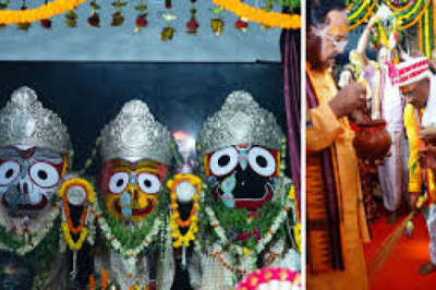 श्रीजगन्नाथ मंदिर में की पूजा-अर्चना : राज्यपाल डेका और मुख्यमंत्री साय ने, CM ने निभाई छेरा पहरा रस्म, सोने के झाडू़ से रास्ता किया साफ...